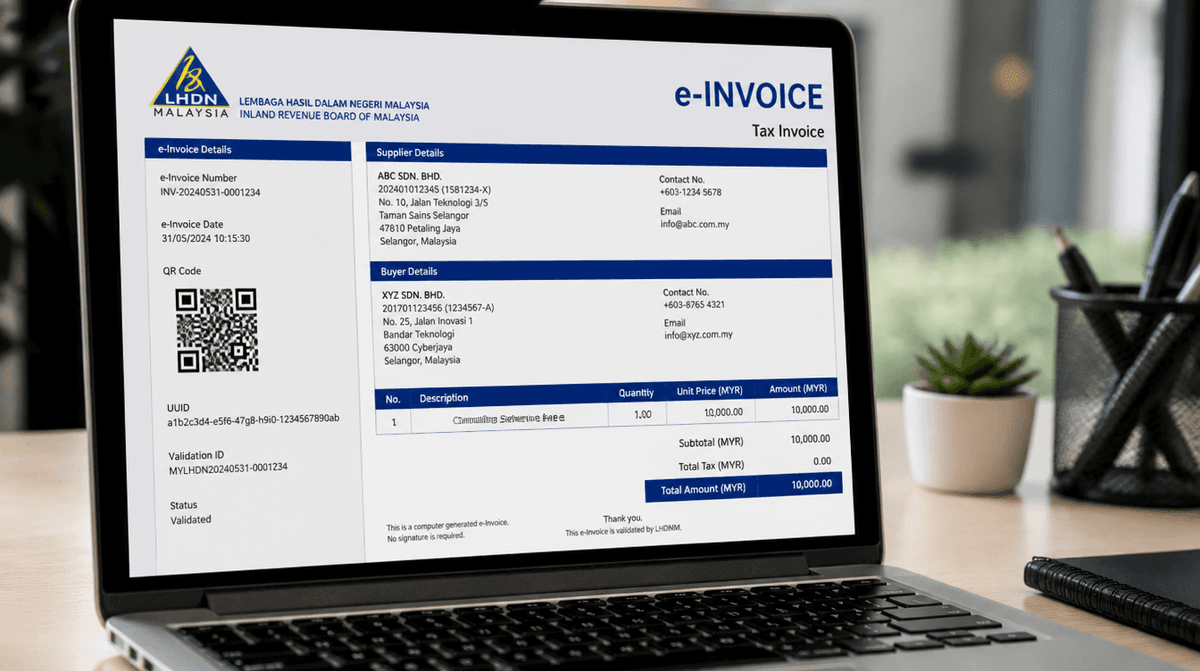 Panduan e-Invoice LHDN untuk Pusat Tuisyen Malaysia 2026