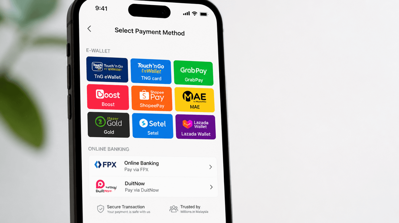 Pelbagai kaedah pembayaran digital