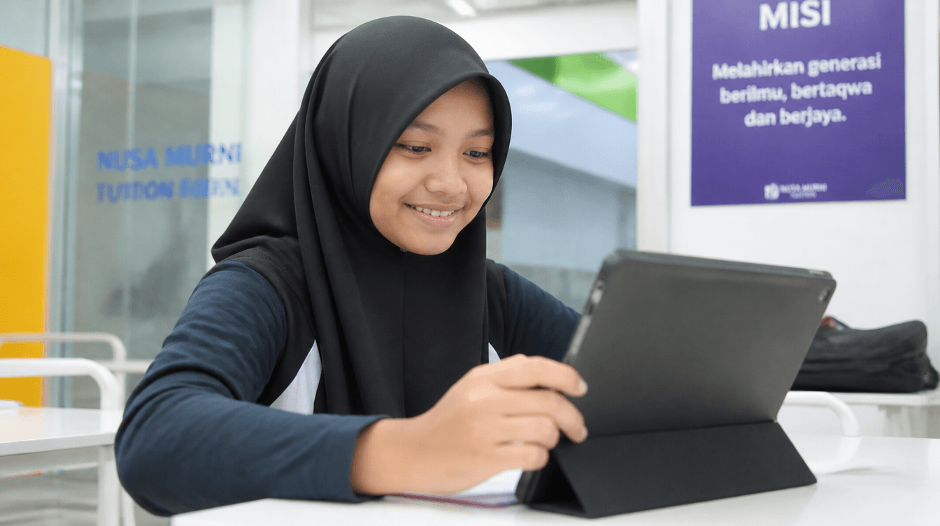 Ibu bapa menggunakan app Tuis.my